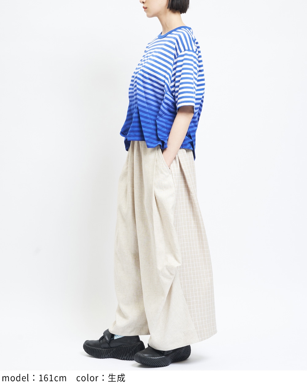 ビッグタックリネンパンツ