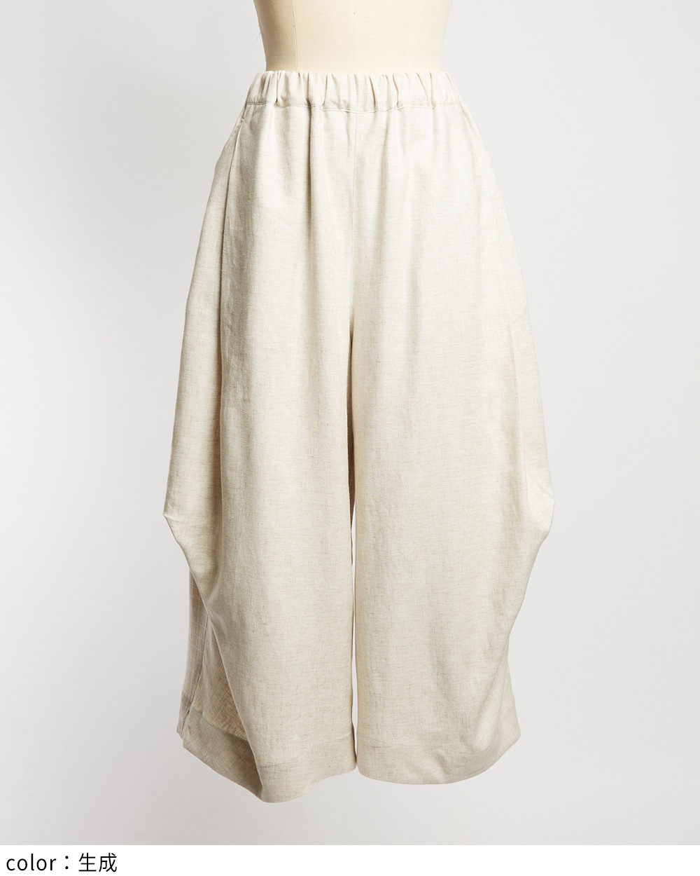 ビッグタックリネンパンツ