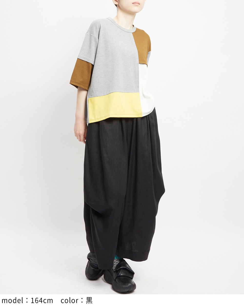 ビッグタックリネンパンツ