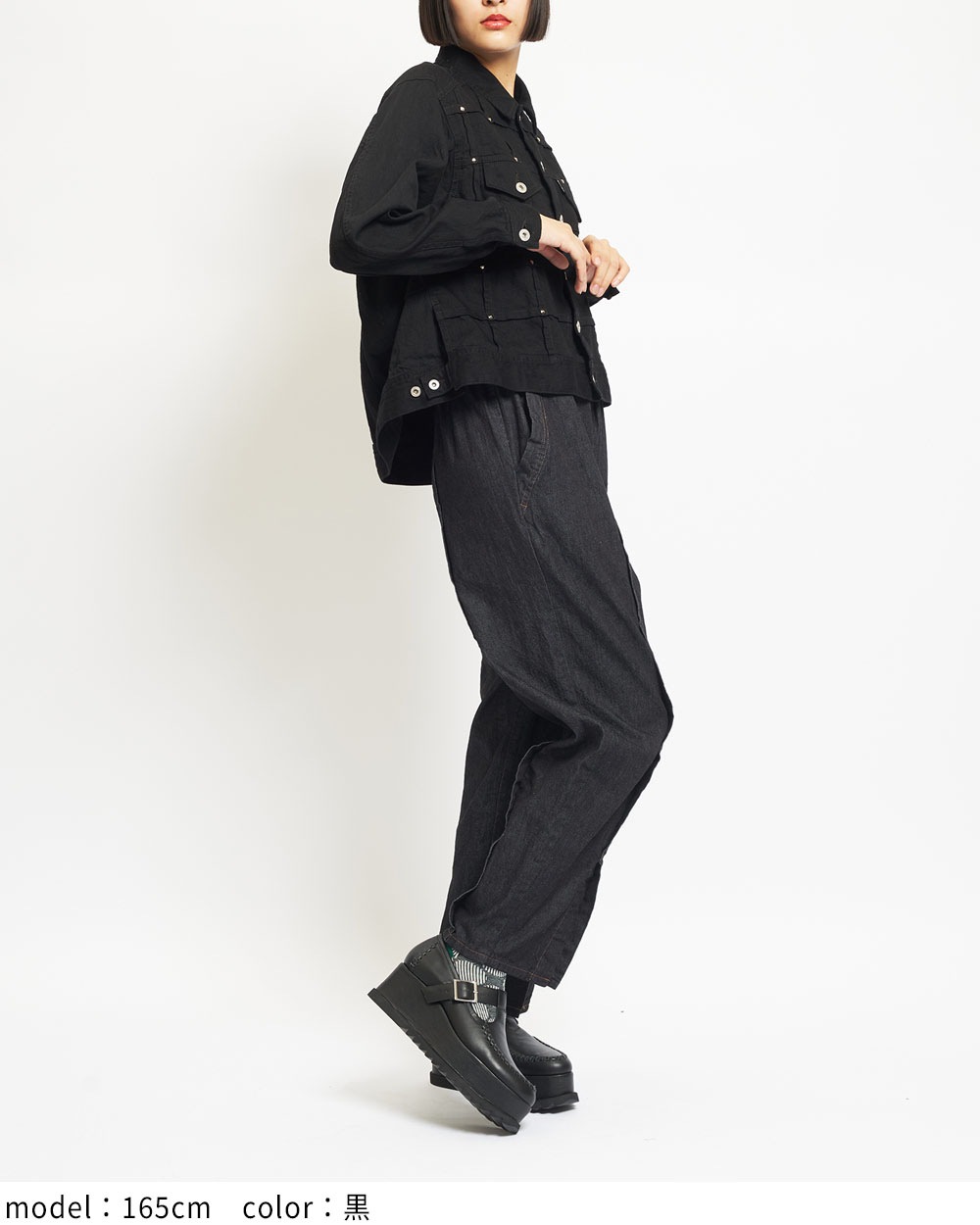 スタッズデニムジャケット