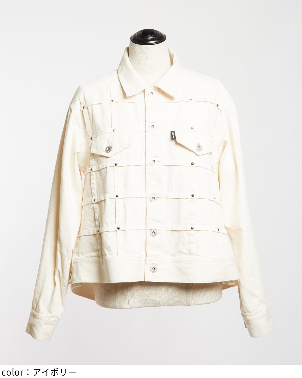 スタッズデニムジャケット