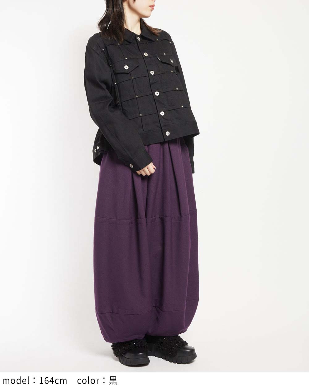 スタッズデニムジャケット