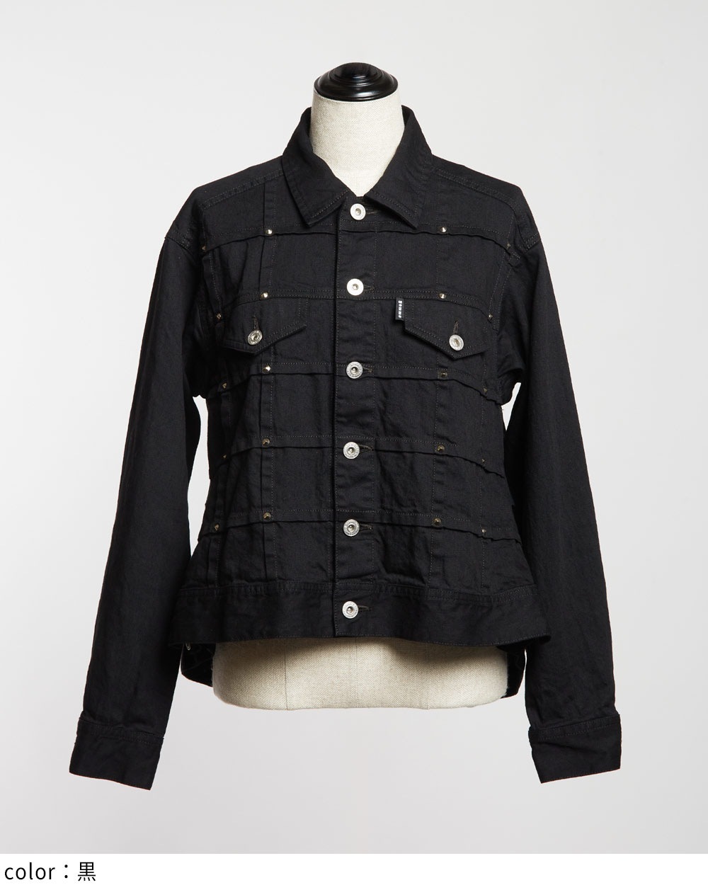 スタッズデニムジャケット