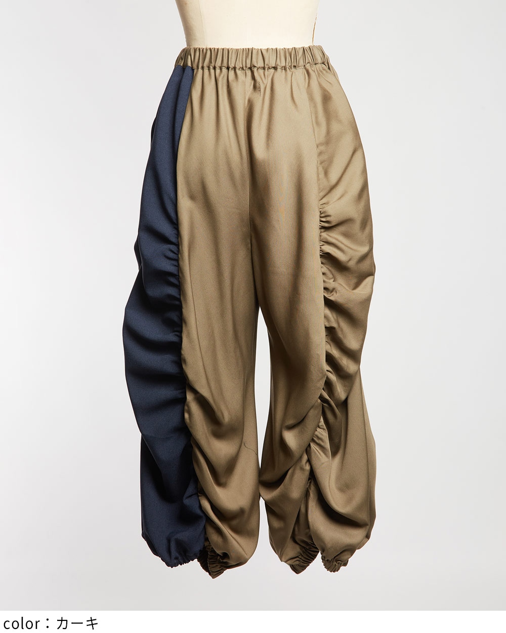 ギャザーシームパンツ