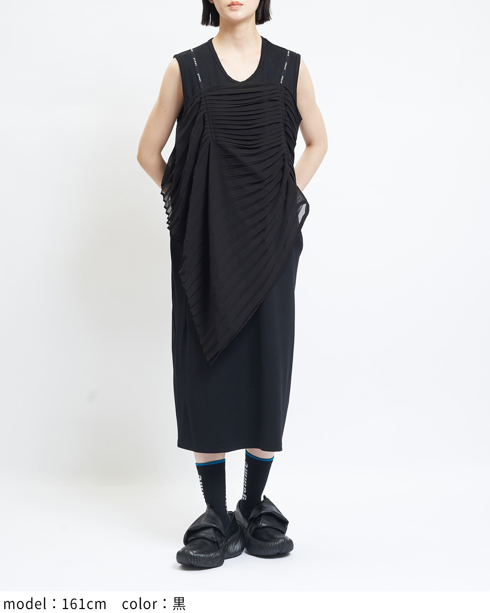 プリーツキャミ