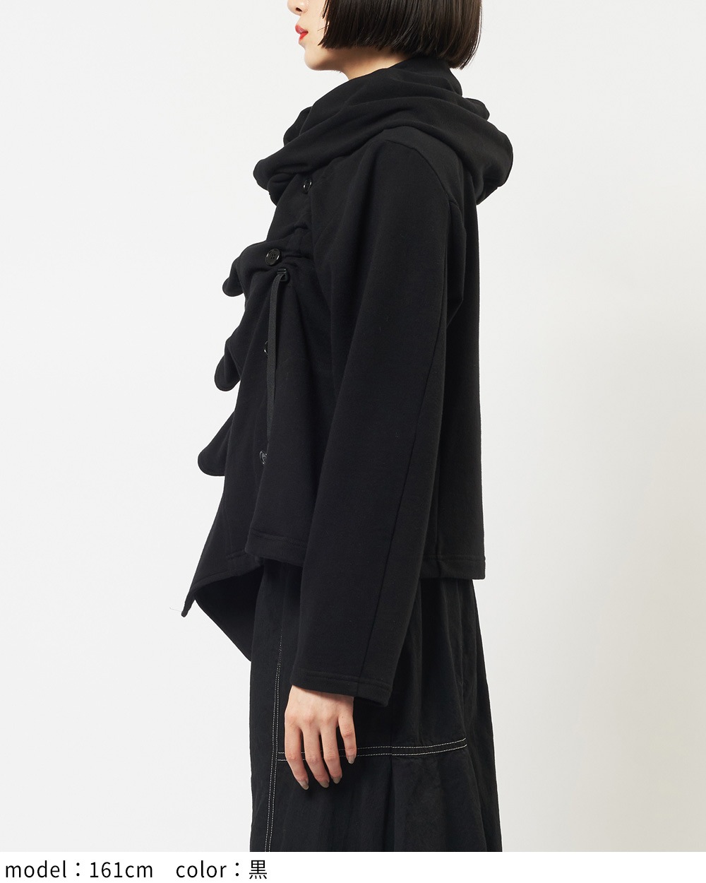 フリルパーカー