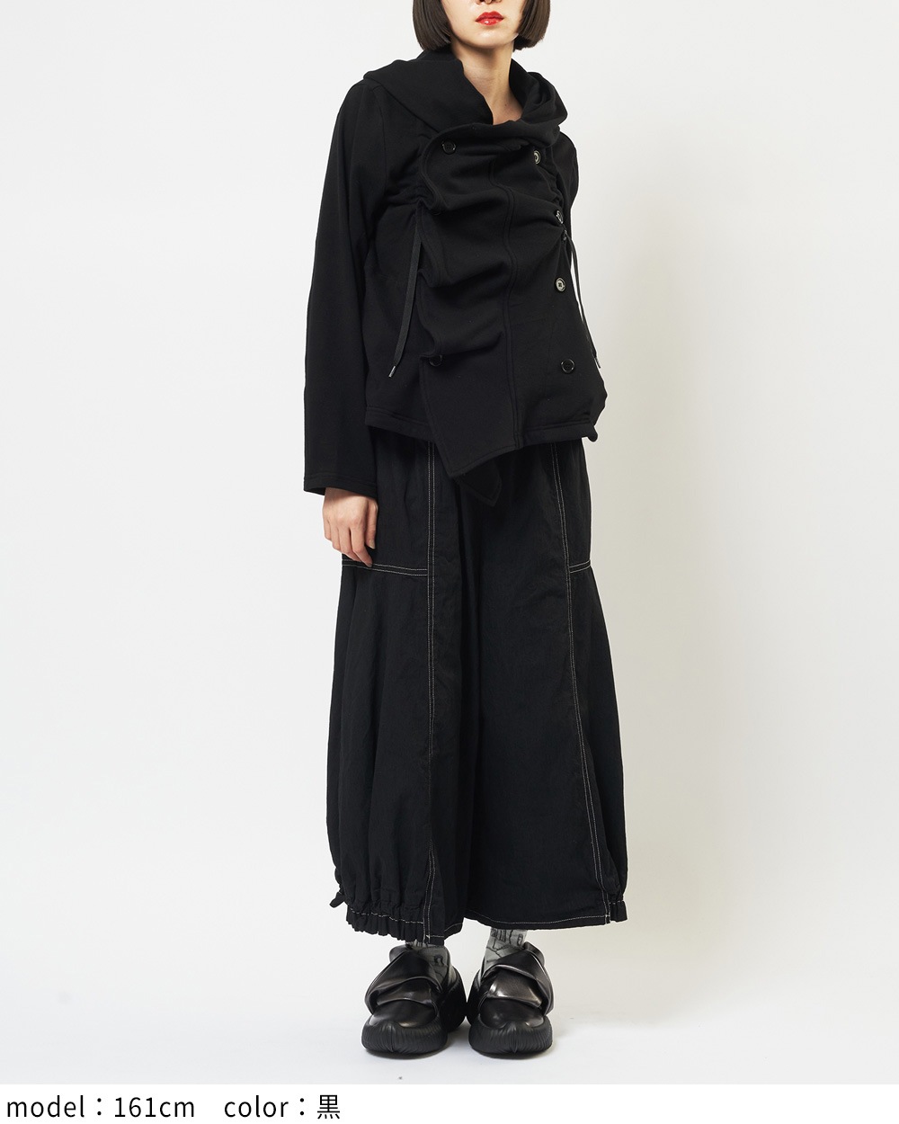 フリルパーカー