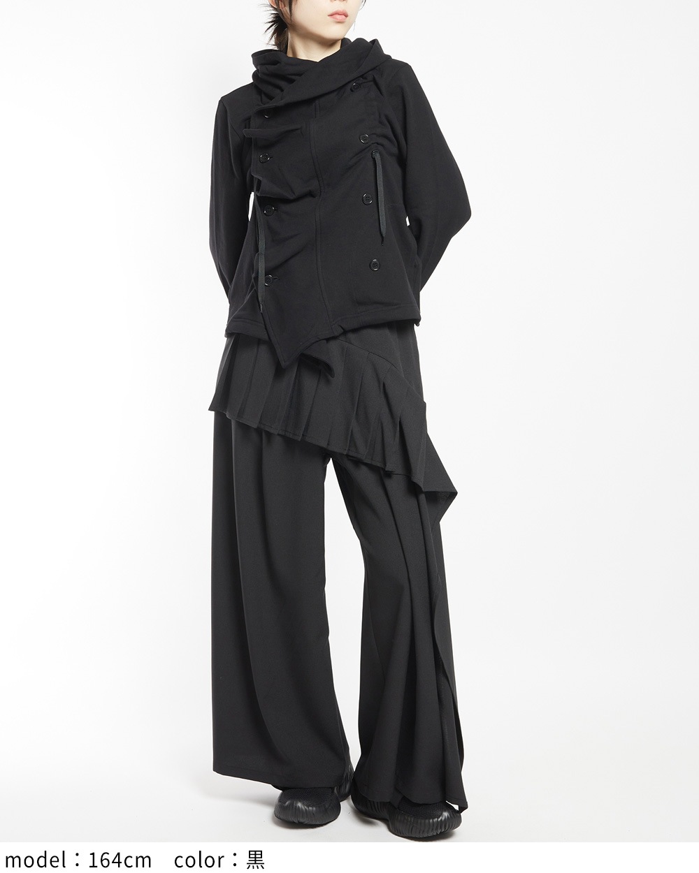 フリルパーカー