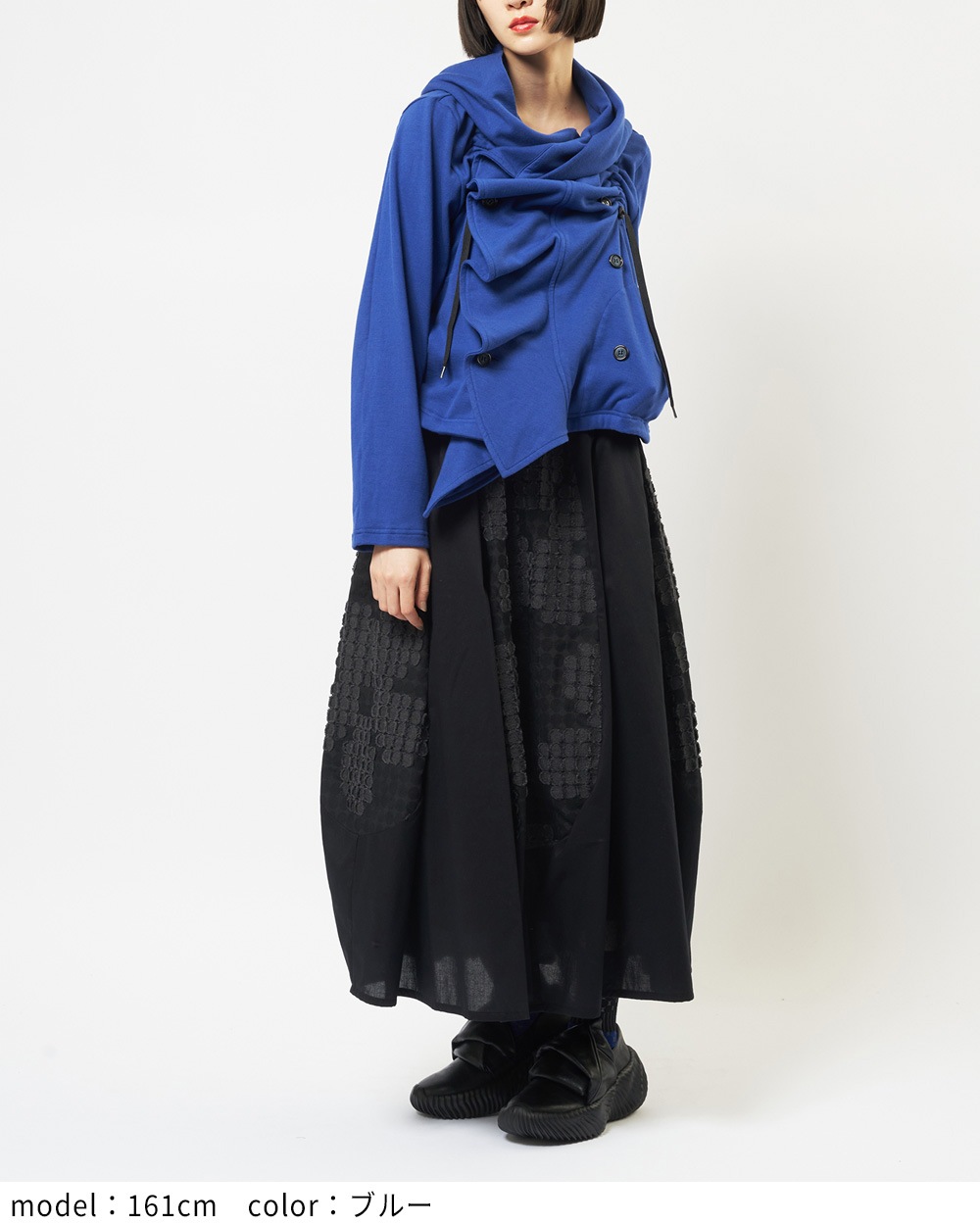 フリルパーカー