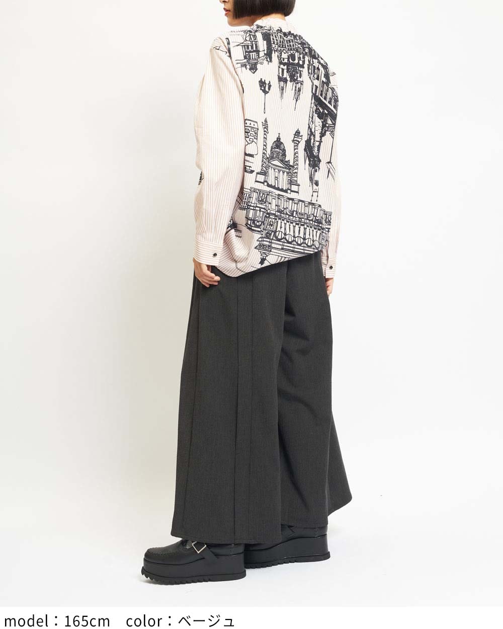 リボンブラウス