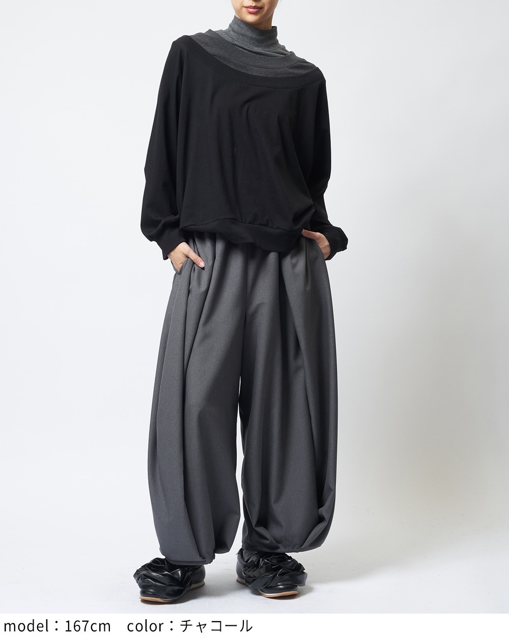 【予約アイテム】ツイストタックツイルパンツ