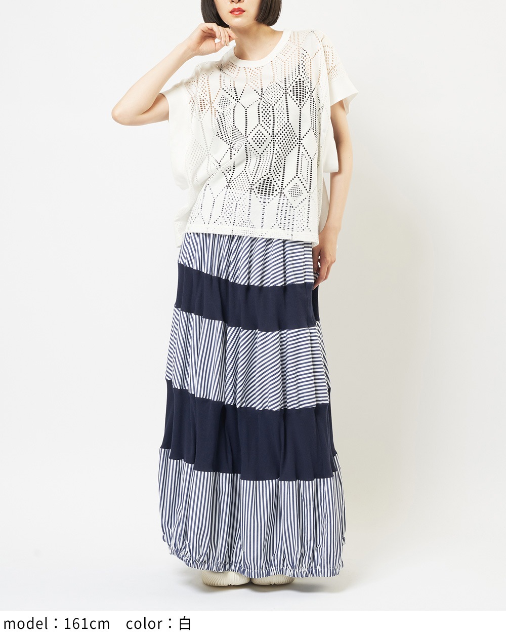 ルーズメッシュT