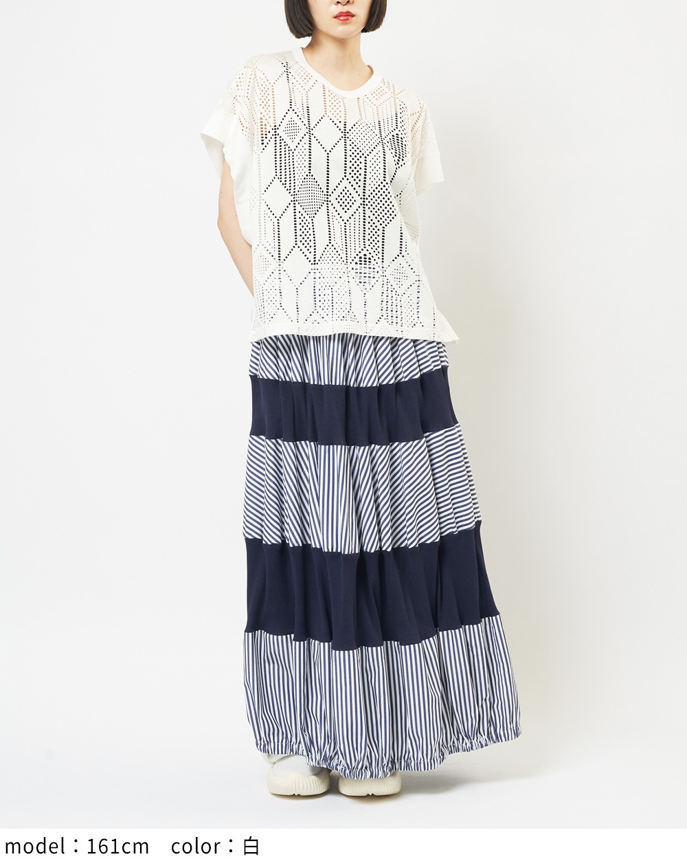 ルーズメッシュT