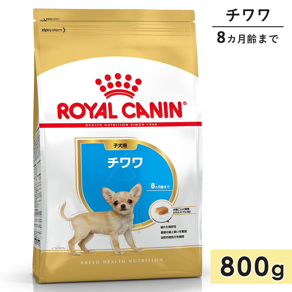 ロイヤルカナン チワワ 800g 子犬用 小型犬用 生後8カ月齢まで