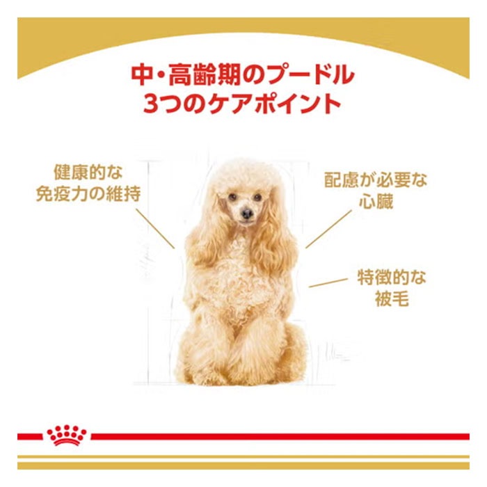 ロイヤルカナン プードル 中・高齢犬用 8歳以上 3kg ロイヤルカナン プードル 中・高齢犬用 3kg 8歳以上 8+ ドライフード