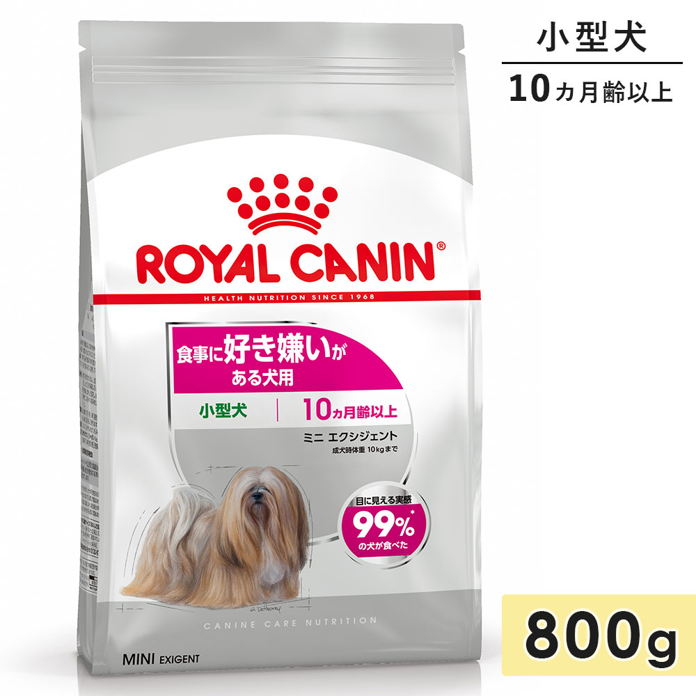 ロイヤルカナン ミニ エクシジェント 800g 成犬用～高齢犬用 小型犬用