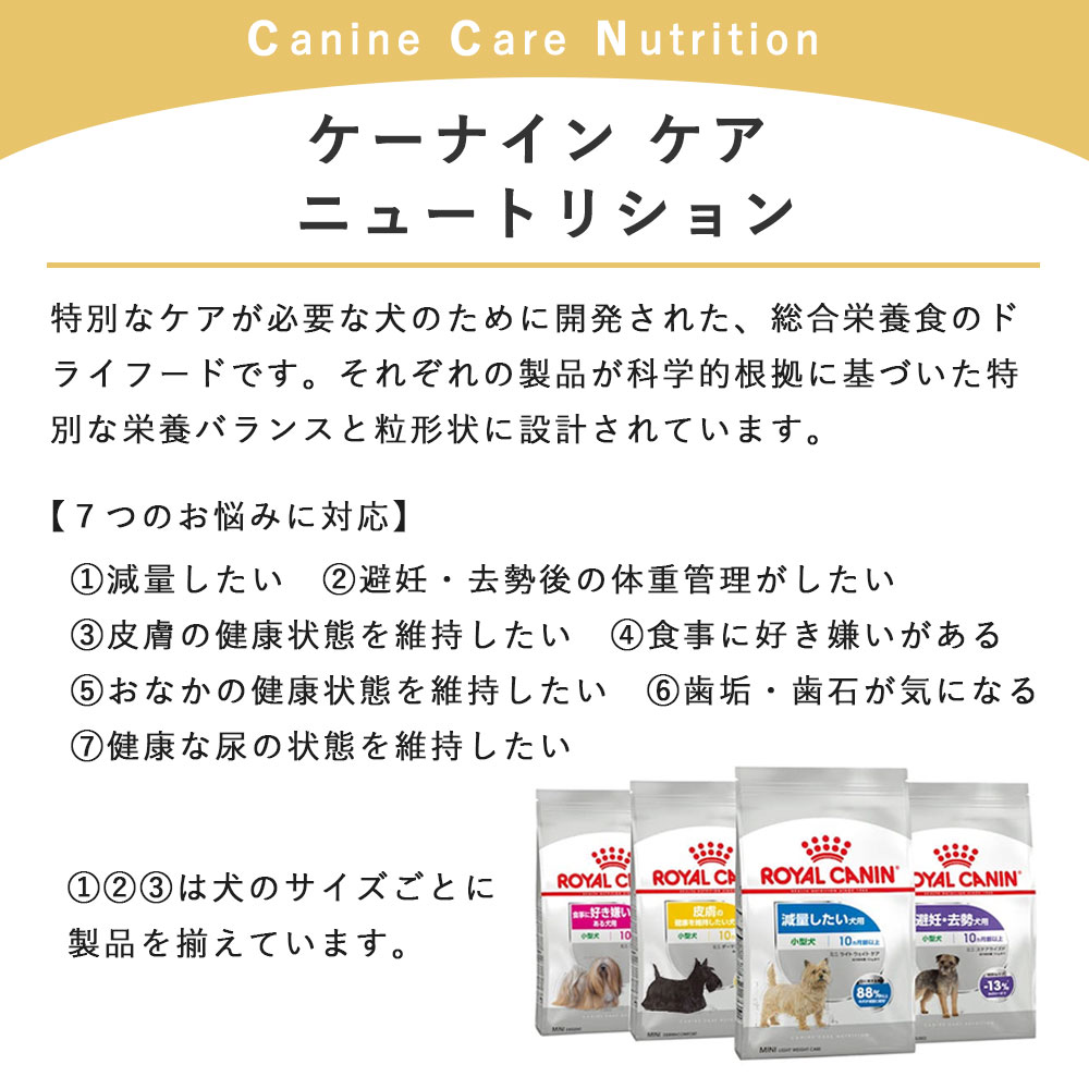 ミニ ステアライズド（避妊・去勢犬用）8kg✖︎3 ミニ ステアライズド