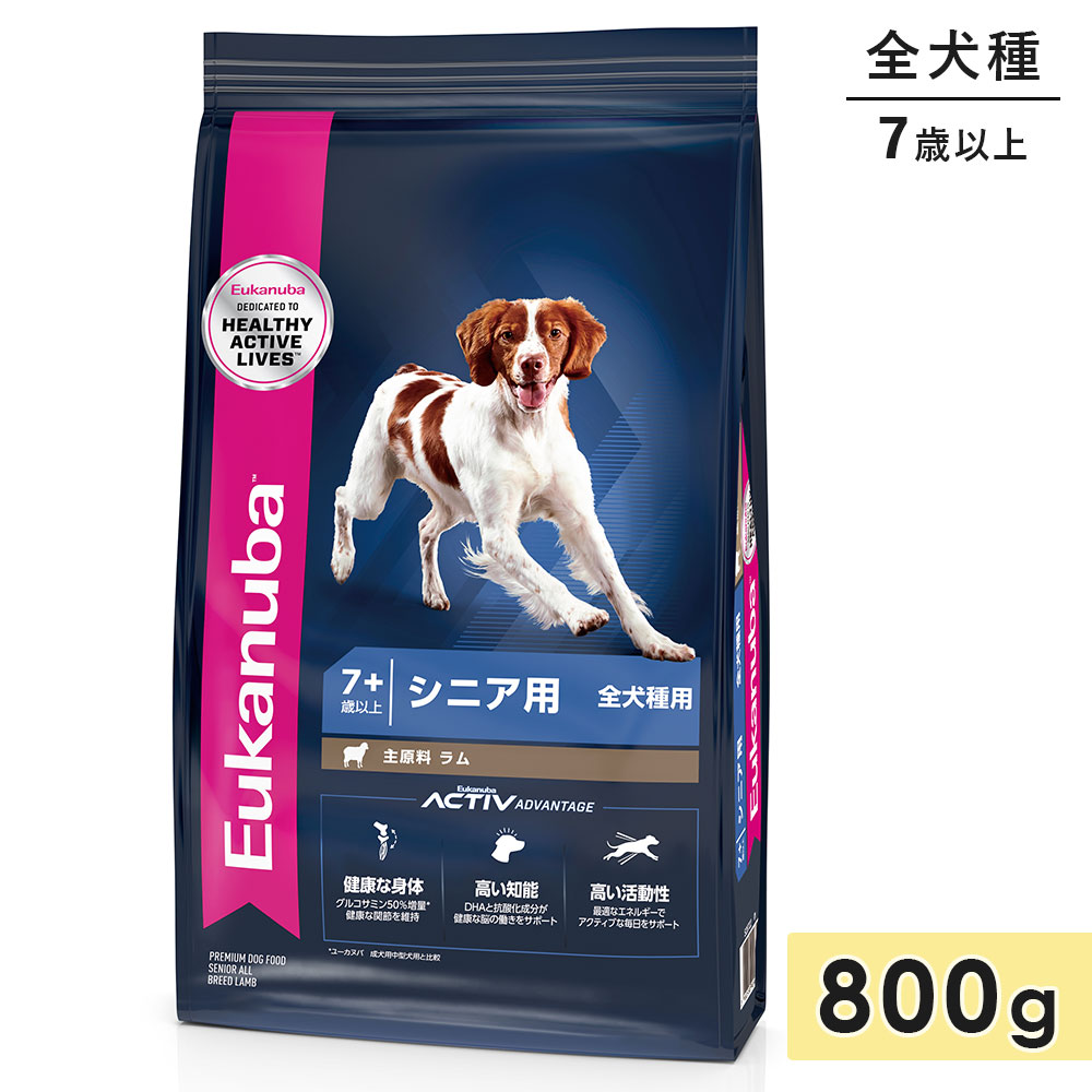 �桼���̥� ���˥� �����饤�� 800g ������� ���˥����� �������� ��� 7�аʾ� �ɥå��ա��� �ɥ饤�ա��� Eukanuba