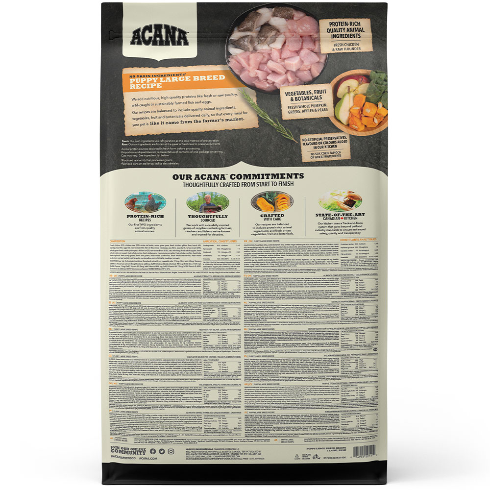 ACANA アカナ パピーラージブリードレシピ 11.4kg 子犬用 大型犬用