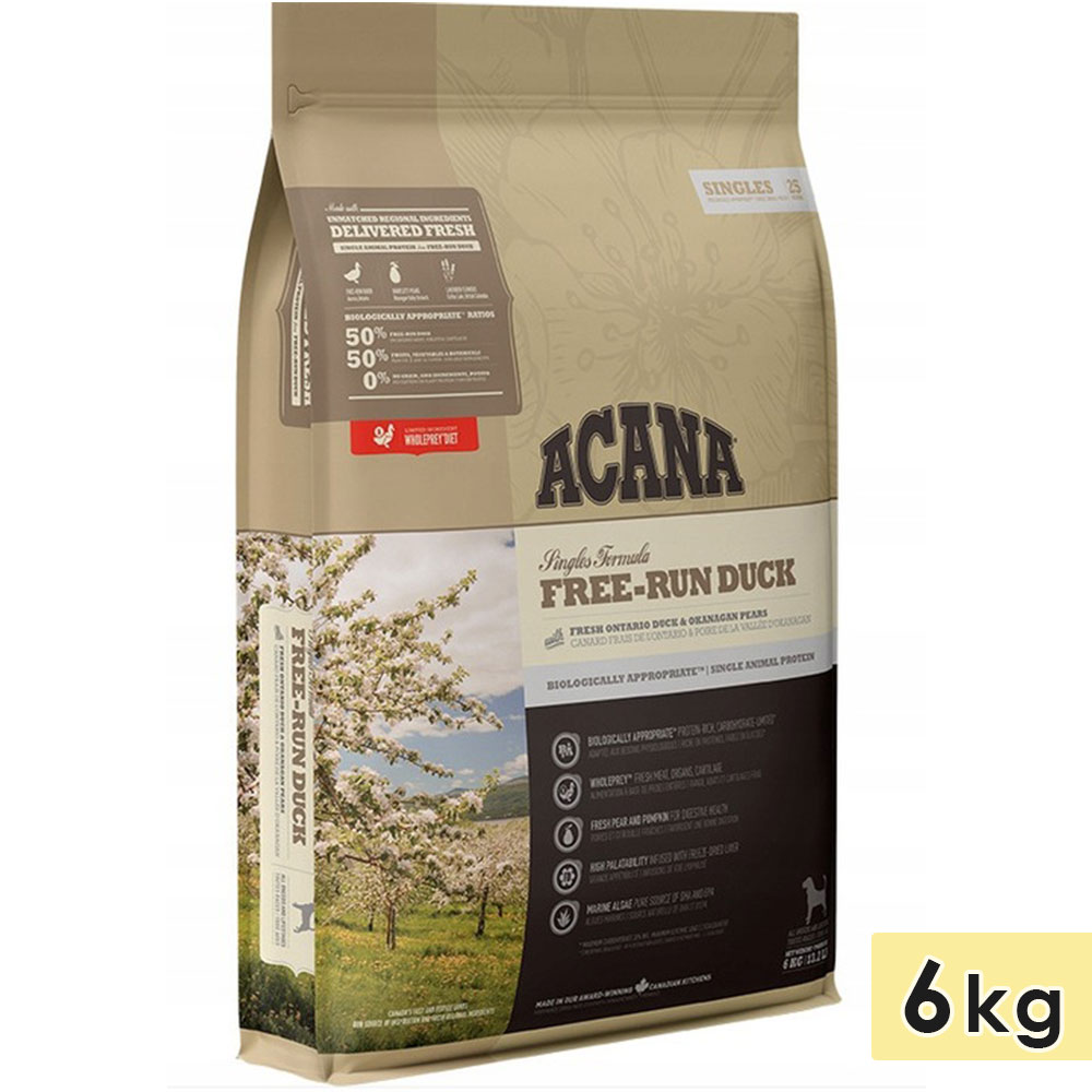 ACANA アカナ フリーランダック 6kg 成犬用 高齢犬用 シニア犬用 子犬 