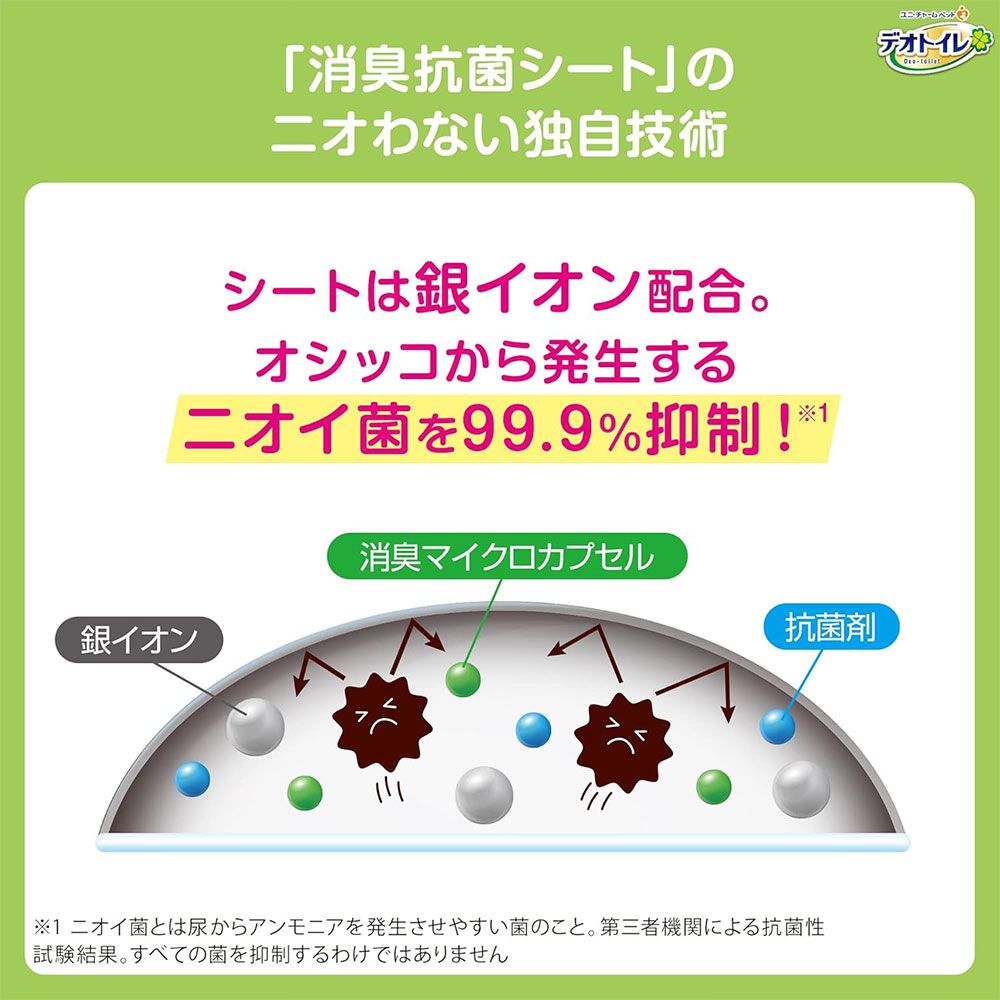 消臭・抗菌シート 16枚入り 複数ねこ用 デオトイレ 取りかえ専用 1週間