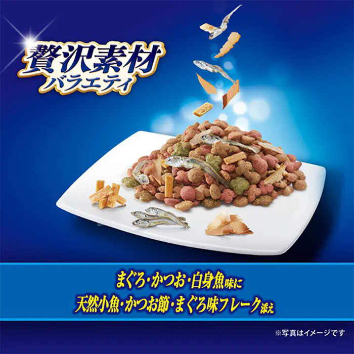 銀のスプーン 贅沢素材バラエティ まぐろ・かつお・白身魚味 1.1kg 成