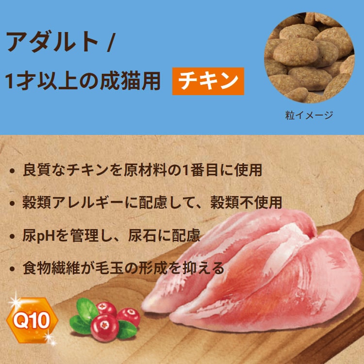 キ SELECTBALANCE猫グレインフリーアダルトチキン1.6kg×3リピ割有