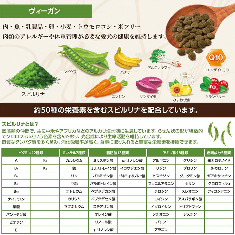 セレクトバランス グリーンレシピ ヴィーガン 小粒 800g