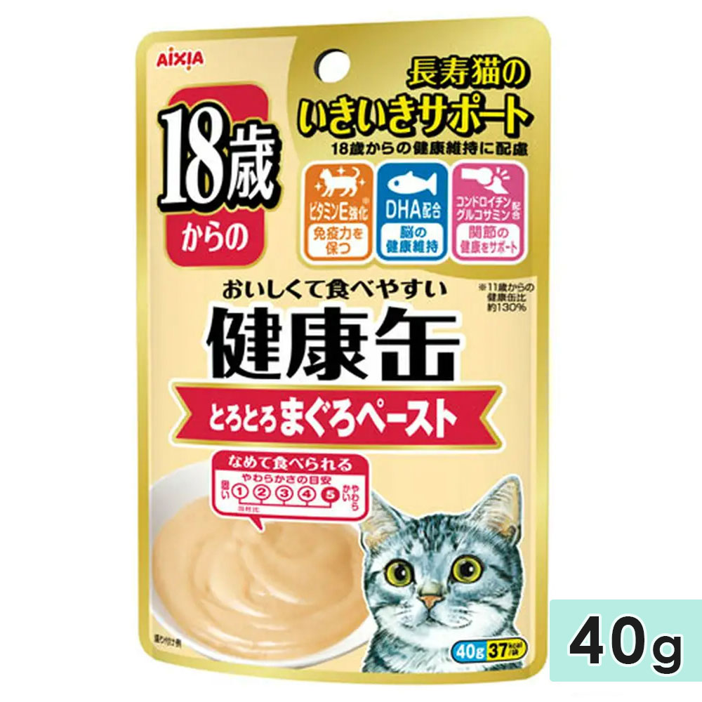 アイシア　健康缶 総合栄養食　キャットフード高齢猫18歳まぐろペースト 102個 アイシア 健康缶 総合栄養食 キャットフード高齢猫18歳まぐろ
