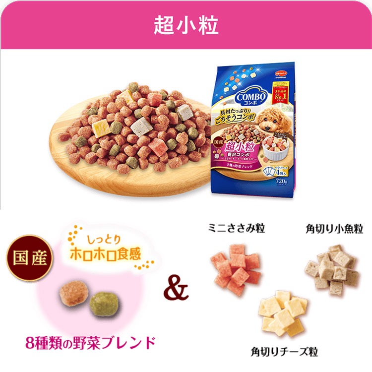 コンボ ドッグ 超小粒 1.7kg 成犬用 全犬種 ドッグフード ドライフード