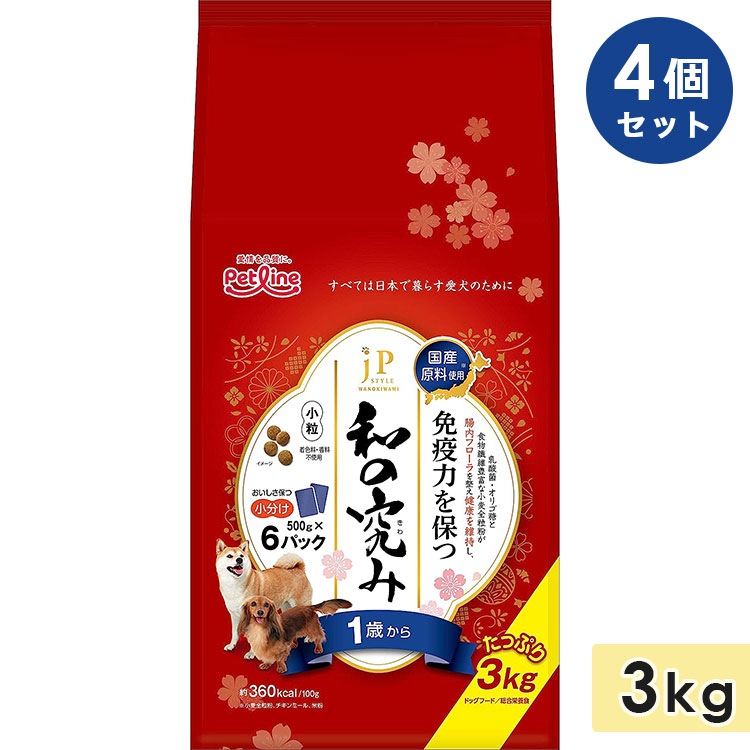 ��4�ĥ��åȡ�JP�������� �¤ε�� ��γ ������ 3kg 1�Ф��� �������� �ɥå��ա��� �ɥ饤�ա��� �ڥåȥ饤�� petline ������
