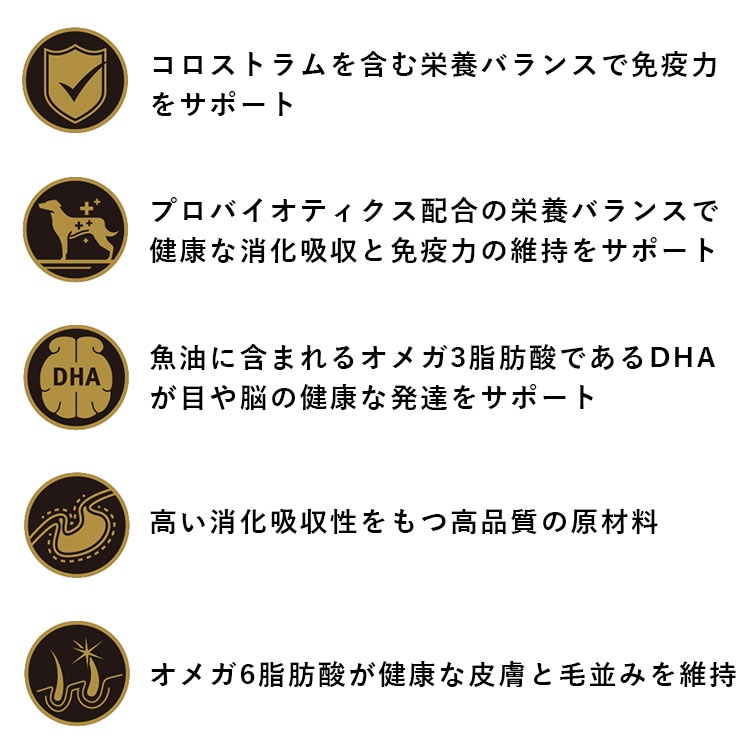 子犬用（1歳まで） / 超小型犬・小型犬 / 子犬の健康的な成長と