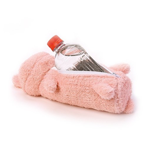 湯たんぽ　手作りふわふわうさぎカバー付き湯たんぽ　水まくら