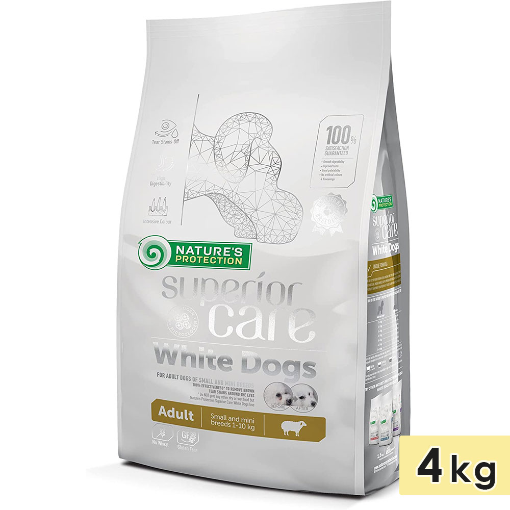 【4kg】ネイチャーズプロテクション ホワイトドッグ ドッグフード ネイチャーズプロテクション ホワイトドッグ 4kg ラム アダルト小粒 成