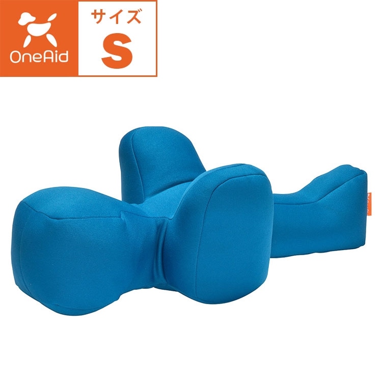 リラクッション　S　単品　ブルー OneAid リラクッション Sサイズ 本体 超小型犬用 小型犬用 ブルー 成犬