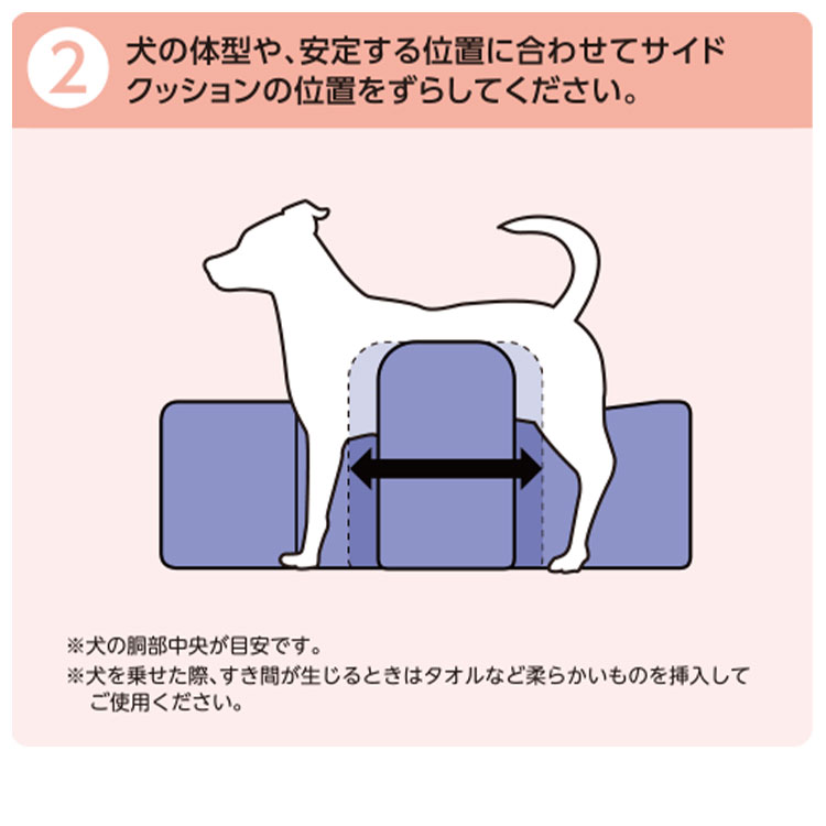 OneAid 姿勢サポート クッション Sサイズ 小型犬用 成犬用 高齢犬用