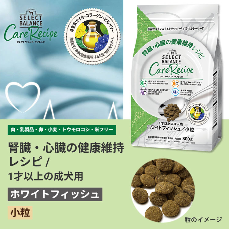 セレクトバランス ケアレシピ 腎臓・心臓の健康維持レシピ 2.4kg 小粒