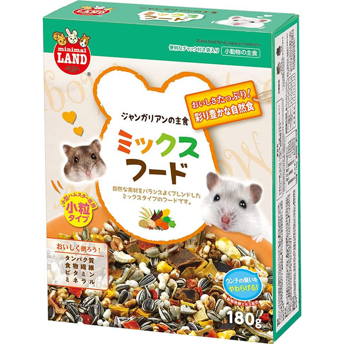 ジャンガリアンの ミックスフード 180g 小動物用フード ハムスター