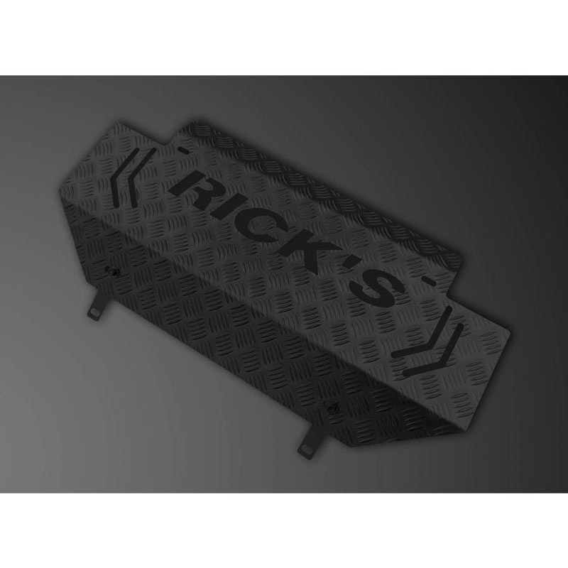 値下！RICK'S ランクルプラド 150系 RICK'S スキッドプレート リミテッドチトセ RICK'S スキッドプレート アルミ製カチオン黒塗装