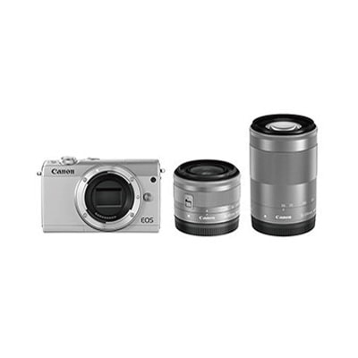 EOS M100 ���֥륺���७�å� [�ۥ磻��] ����Υ� �ߥ顼�쥹��㥫���