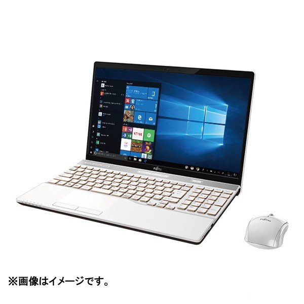 Ÿ���� FMV LIFEBOOK AH53/D1 FMVA53D1W [�ץ�ߥ���ۥ磻��] �ٻ��� Windows�Ρ��ȥѥ�����