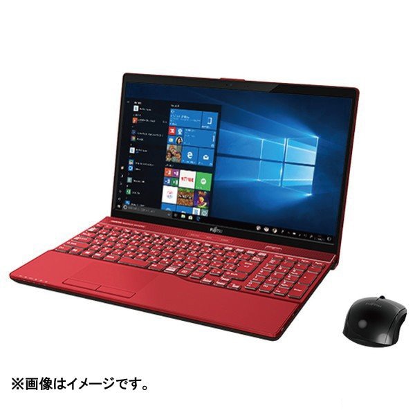 Windowsノート本体 Fujitsu LIFEBOOK AH53/D1 展示品 FMV LIFEBOOK AH53/D1 FMVA53D1R [ガーネットレッド