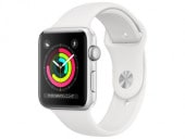 MTF22J/A [�ۥ磻�ȥ��ݡ��ĥХ��] Apple Apple Watch Series 3 GPS��ǥ� 42mm ��������֥�ü�������ޡ��ȥ����å�