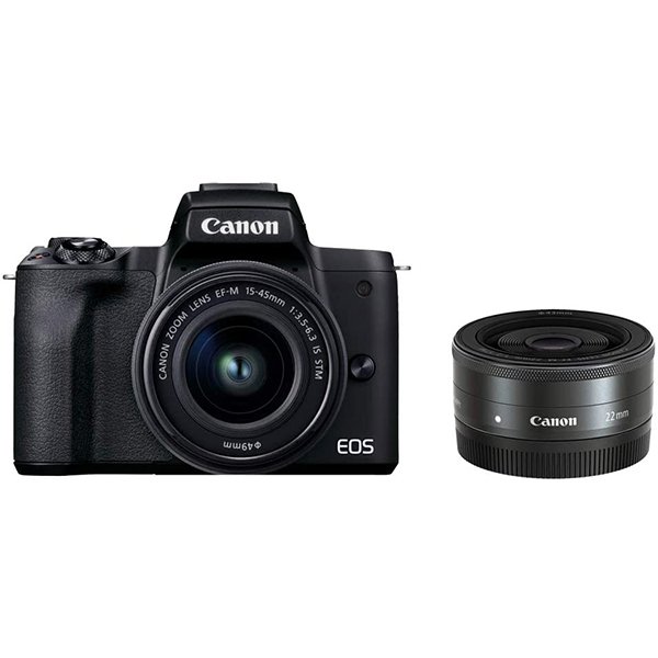 Canon ミラーレス一眼カメラ EOS Kiss M2 ブラック キャノン