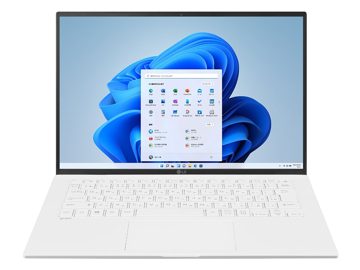 Windowsノート本体 LG gram 14Z95P-KR54J Windows 11 Home/14.0インチ(IPS液晶 縦横比16:10)/第11世代