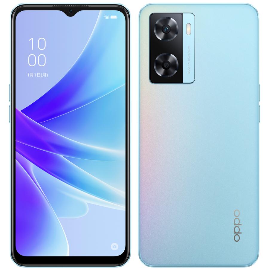 OPPO A77 SIMフリー [ブルー] OPPO スマートフォン・携帯電話