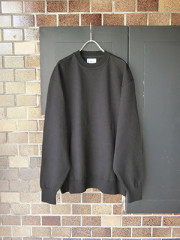 Yonetomi NEW BASICWAVE COTTON KNIT P/OBLACK