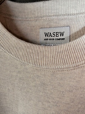 WASEWTOUGH BRAIDED SWEAT SHIRTOATMEAL