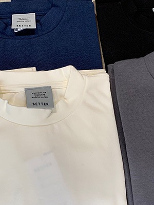 BETTERDUALWARM HALF MOCK T-SHIRTNAVY