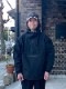 BETTERCOTTON NYLON GROSGRAIN ANORAKBLACK